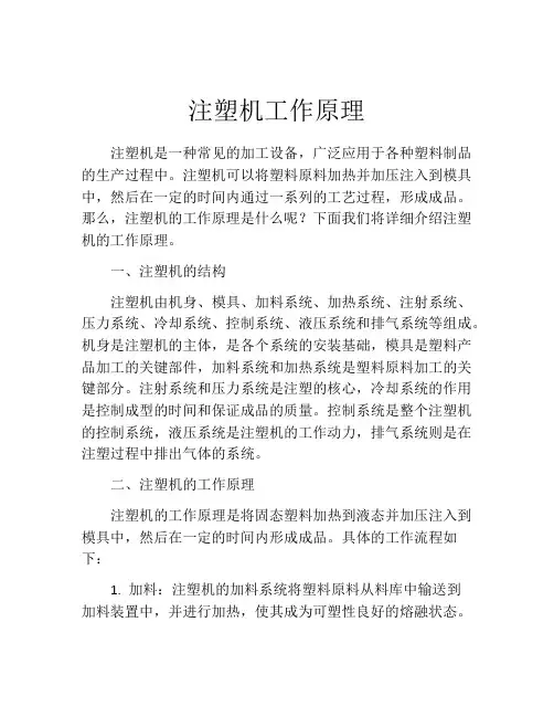 注塑机工作原理