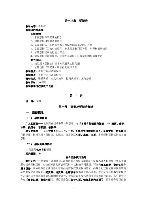 票据法
