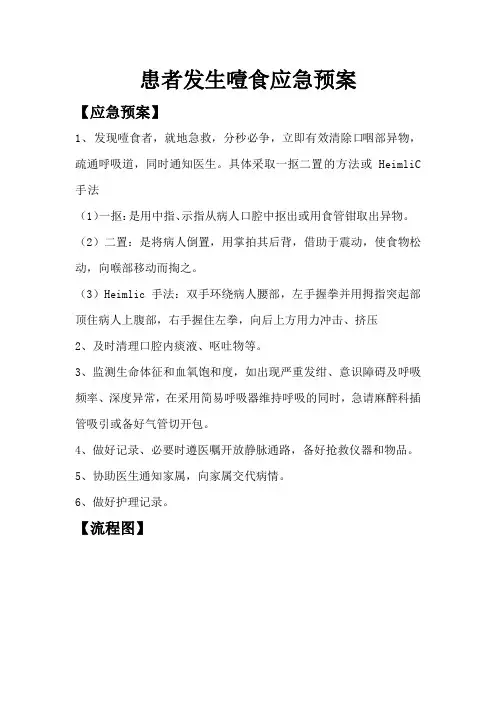 患者发生噎食应急预案 (1)