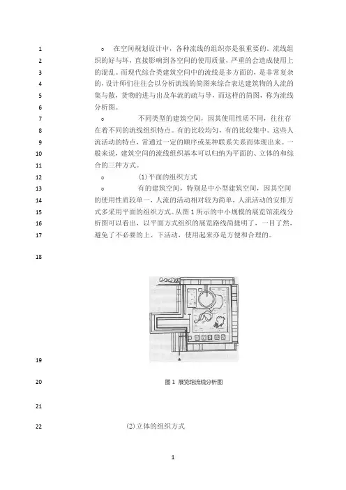 最新室内空间规划 - 流线分析