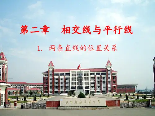 2.1两条直线的位置关系(1)PPT课件