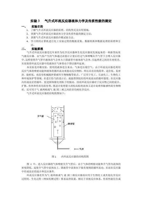 气升式环流反应器
