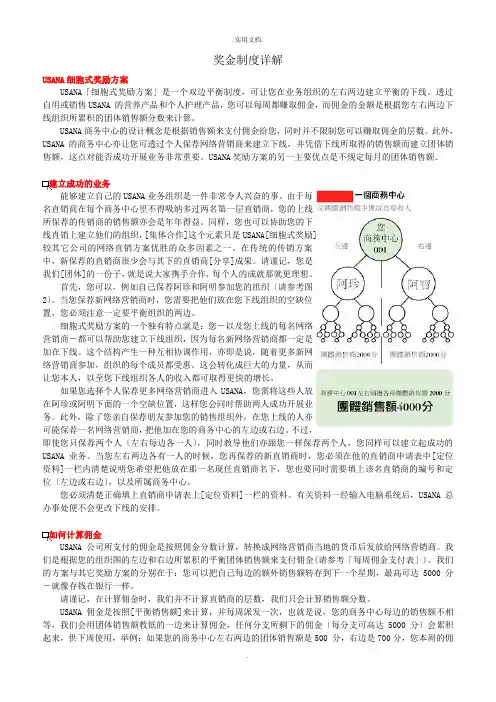 优莎娜葆婴奖金制度详解