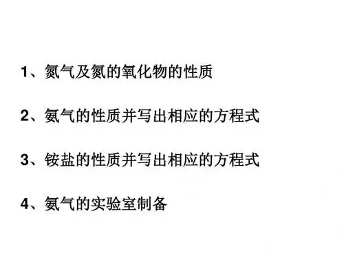 化学课件《氮的循环》优秀ppt14(8份) 鲁科版3