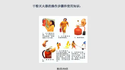 手提式ABC干粉灭火器的使用方法