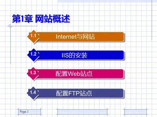 第1章 网站概述PPT课件