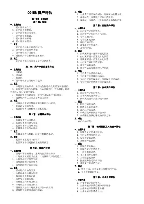 00158资产评估