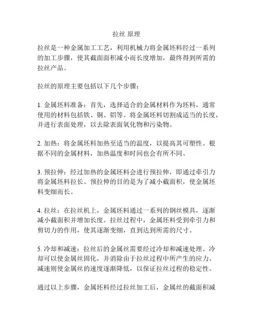 拉丝 原理