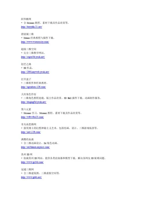 3D网址