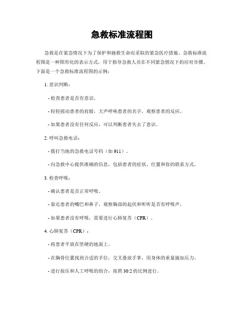 急救标准流程图