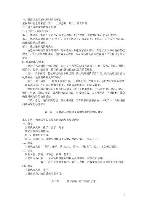 政治思想史