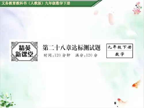 《锐角三角函数》ppt全文课件1