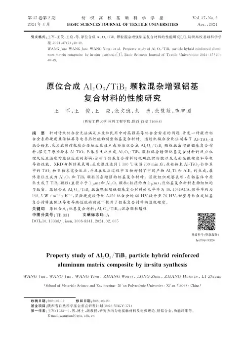 原位合成Al2O3