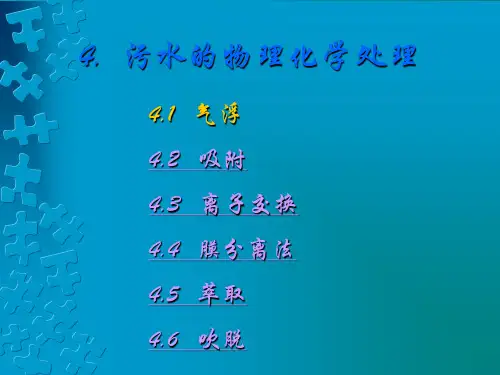 污水的物理化学处理.ppt