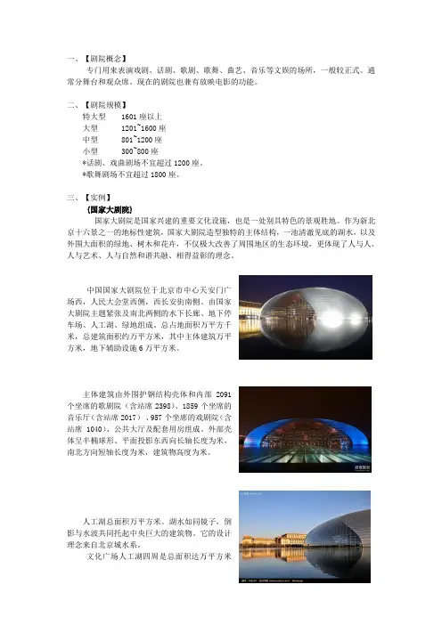 剧院调研报告