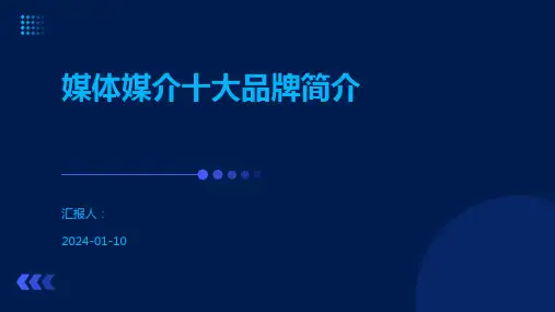 媒体媒介十大品牌简介