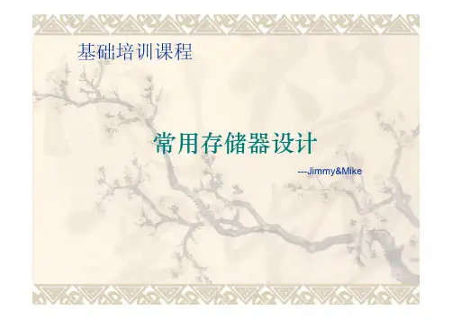 常用存储器设计