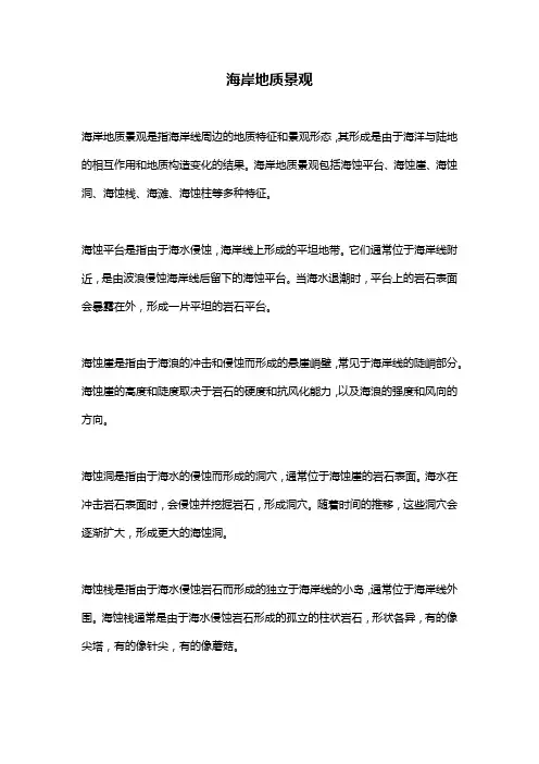 海岸地质景观