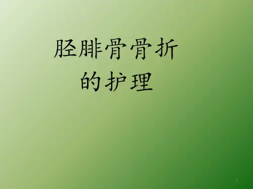 胫腓骨骨折的护理ppt课件