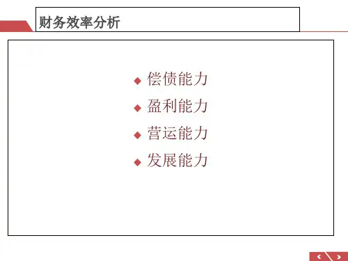 第五讲财务效率分析2darv