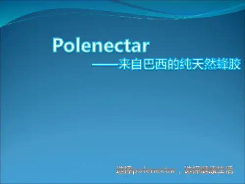 polenectar来自巴西的纯天然蜂胶新.ppt