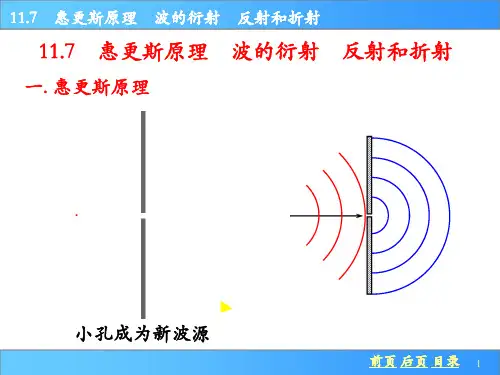 惠更斯原理波的衍射反射和折射