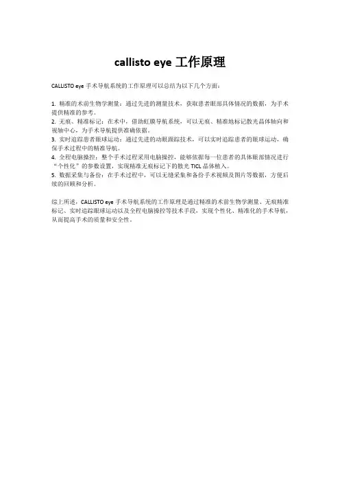 callisto eye工作原理