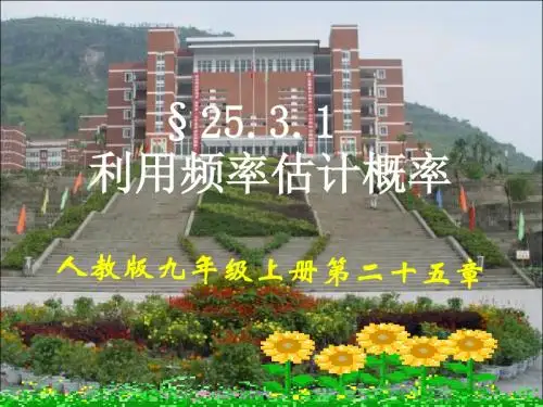25.3利用频率估计概率 TXC