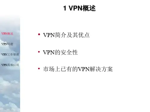 网络安全VPN技术PPT课件