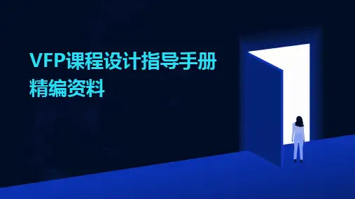 2024VFP课程设计指导手册精编资料