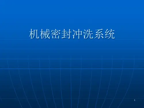 机械密封冲洗系统精品PPT课件