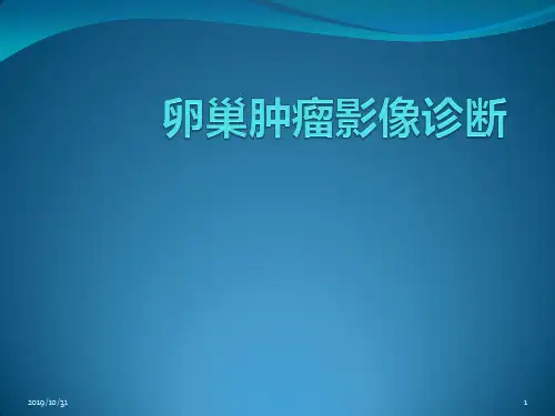 卵巢肿瘤影像诊断PPT课件