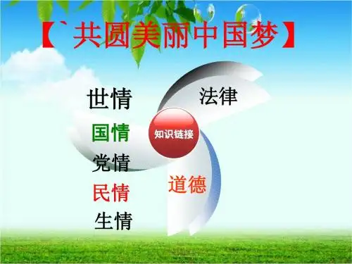 部编人教版初中九年级上册道德与法治《第八课中国人中国梦：共圆中国梦》优质课教学课件_0