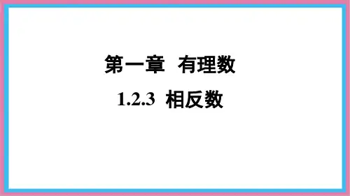 1.2.3 相反数 课件-人教版(2024)数学七年级上册 (3)