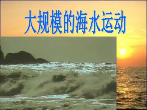 【高中地理】高考复习大规模的海水运动ppt