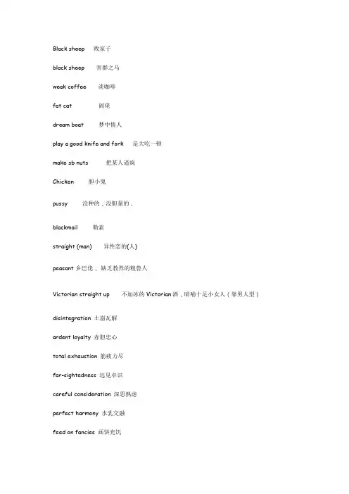 成语俗语英译