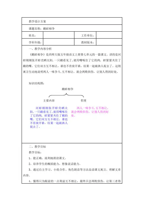 信息技术应用成果(教学设计方案)  (1)