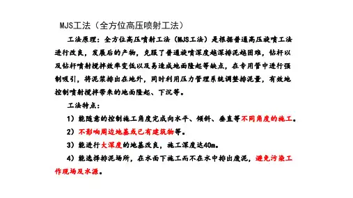 MJS工法(全方位高压喷射工法)