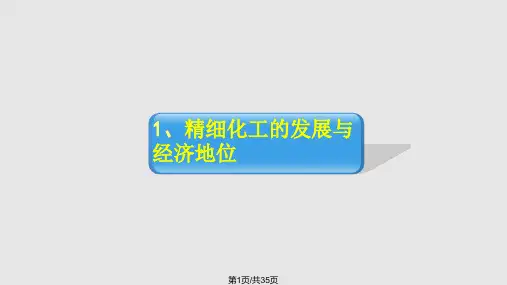 精细化工PPT课件