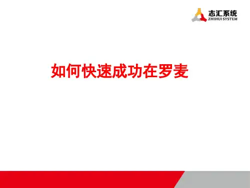 如何快速成功在罗麦