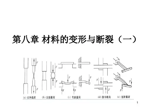 华南师范大学材料科学与工程教程第八章 材料的变形与断裂(二)
