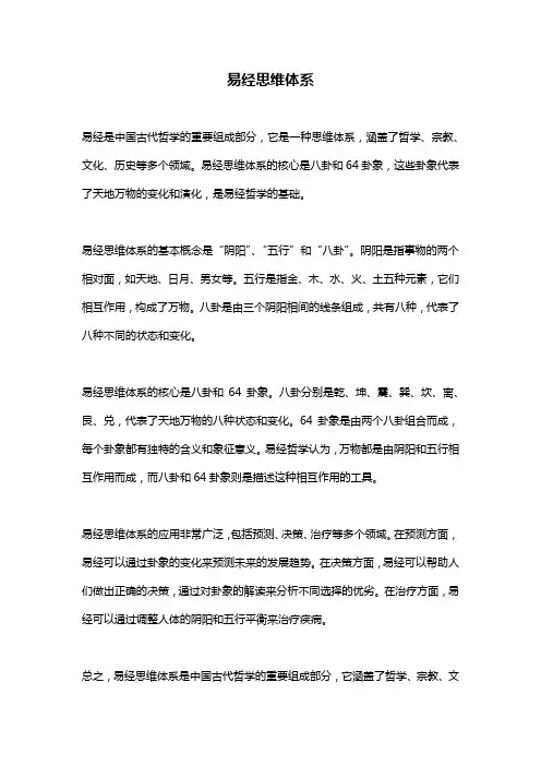 易经思维体系