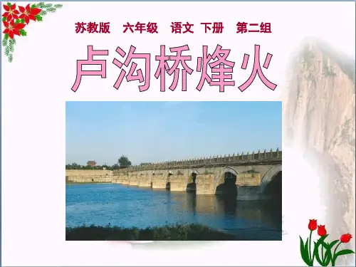 《卢沟桥烽火》精品 课件 