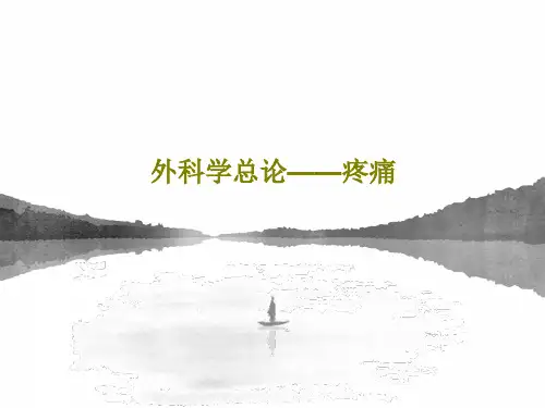 外科学总论——疼痛PPT文档76页