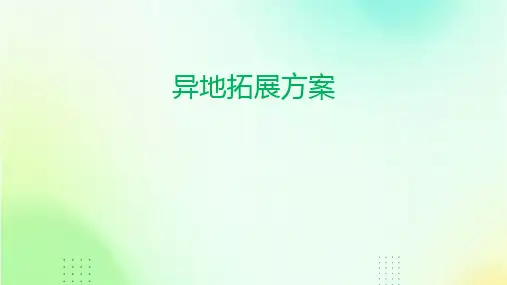 异地拓展方案