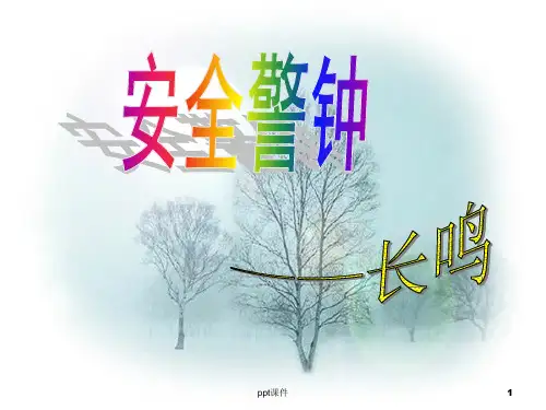校园安全防范教育  ppt课件