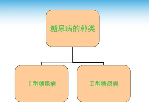 I型糖尿病与II型糖尿病的区别PPT课件02