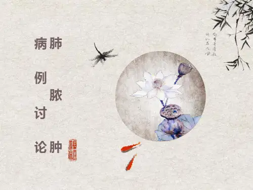 肺脓肿病例讨论(模板)