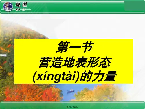 地理必修1人教新课标第4章第1节北京同步课件29张