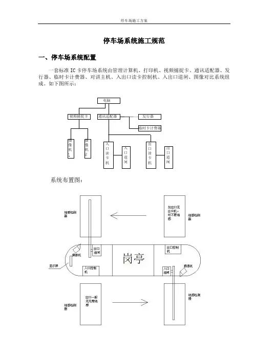 停车场施工方案